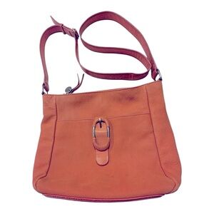 Lucky Brand Coral Leather Crossbody Bag